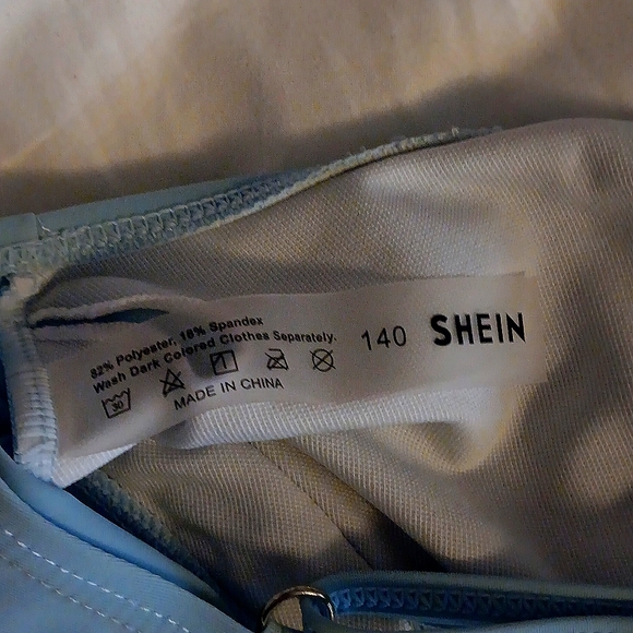 XXS Shein Pale Blue Bikini Top - Picture 3 of 3
